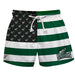 Castleton University Spartans Vive La Fete Game Day Green Flag Swimtrunks V1