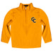 Colorado College Tigers Vive La Fete Game Day Solid Gold Quarter Zip Pullover Sleeves