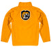 Colorado College Tigers Vive La Fete Game Day Solid Gold Quarter Zip Pullover Sleeves - Vive La Fête - Online Apparel Store
