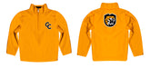 Colorado College Tigers Vive La Fete Game Day Solid Gold Quarter Zip Pullover Sleeves - Vive La Fête - Online Apparel Store