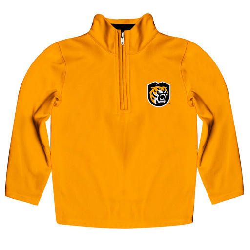 Colorado College Tigers Vive La Fete Logo and Mascot Name Womens Gold Quarter Zip Pullover