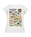 Colorado College Tigers Hand Sketched Vive La Fete Impressions Artwork Black Women Cotton Short Sleeve V-Neck Tshirt - Vive La Fête - Online Apparel Store