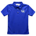 Central Connecticut State Blue Devils CCSU Embroidered Royal Short Sleeve Polo Box Shirt