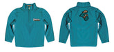 Coastal Carolina Chanticleers CCU Vive La Fete Game Day Solid Teal Quarter Zip Pullover Sleeves - Vive La Fête - Online Apparel Store