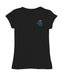 Coastal Carolina Chanticleers CCU Hand Sketched Vive La Fete Impressions Artwork Black Girls Cotton Short Sleeve Tee