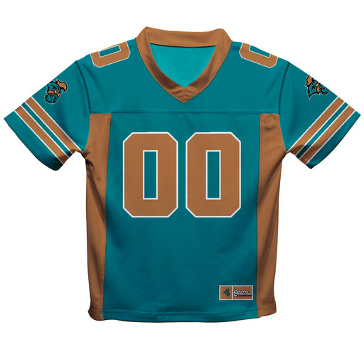 Coastal Carolina Chanticleers Vive La Fete Game Day Teal Boys Fashion Football T-Shirt