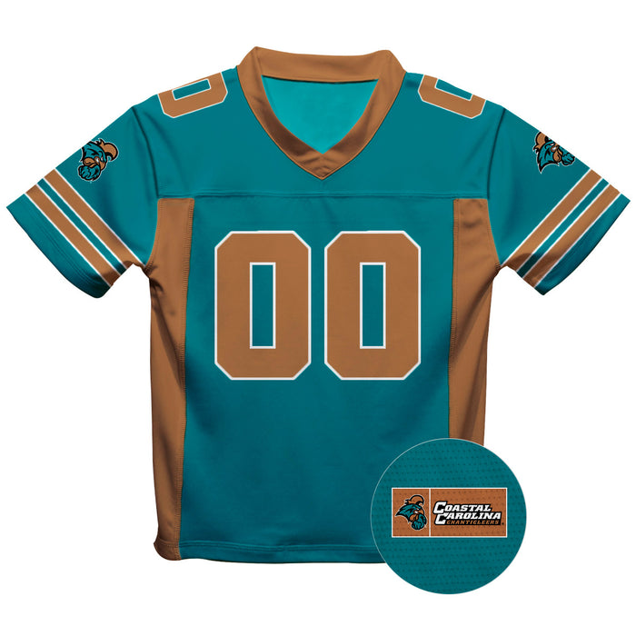 Coastal Carolina Chanticleers Vive La Fete Game Day Teal Boys Fashion Football T-Shirt - Vive La Fête - Online Apparel Store