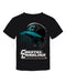 Coastal Carolina Chanticleers CCU Original Dripping Baseball Helmet Black T-Shirt Cotton by Vive La Fete