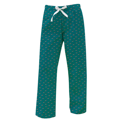 Coastal Carolina Chanticleers CCU Vive La Fete Game Day All Over Logo Women Teal Lounge Pants