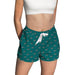 Coastal Carolina Chanticleers CCU Vive La Fete Game Day All Over Logo Women Teal Lounge Shorts