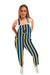 Charleston Southern Buccaneers Vive La Fete Blue Gold Stripes Logo Youth Overall Team Bibs
