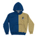 Charleston Southern Buccaneers Vive La Fete Color Block Youth Blue Gold Fleece Long Sleeve Hoodie V2