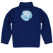 The Citadel Bulldogs Vive La Fete Game Day Solid Blue Quarter Zip Pullover Sleeves - Vive La Fête - Online Apparel Store