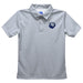 The Citadel Bulldogs Embroidered Gray Short Sleeve Polo Box Shirt