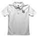 Cal State Long Beach 49ers Embroidered White Short Sleeve Polo Box Shirt