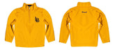 CSULB 49ers Vive La Fete Logo and Mascot Name Womens Gold Quarter Zip Pullover - Vive La Fête - Online Apparel Store