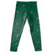 Cleveland State Vikings Vive La Fete Girls Game Day All Over Two Logos Elastic Waist Classic Play Green Leggings Tights