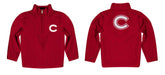 Colgate University Raiders Vive La Fete Game Day Solid Maroon Quarter Zip Pullover Sleeves - Vive La Fête - Online Apparel Store