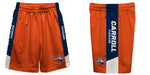 Carroll Pioneers Vive La Fete Game Day Orange Stripes Boys Solid Navy Athletic Mesh Short - Vive La Fête - Online Apparel Store