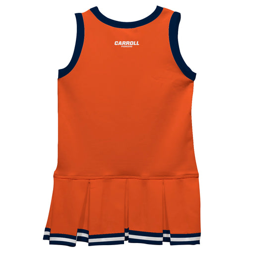 Carroll Pioneers Vive La Fete Game Day Orange Sleeveless Cheerleader Dress - Vive La Fête - Online Apparel Store