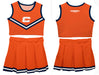 Carroll Pioneers Vive La Fete Game Day Orange Sleeveless Chearleader Set - Vive La Fête - Online Apparel Store
