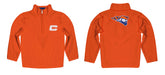 Carroll Pioneers Vive La Fete Game Day Solid Orange Quarter Zip Pullover Sleeves - Vive La Fête - Online Apparel Store