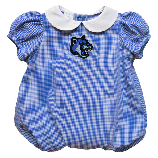 Cal State San Marcos Cougars Embroidered Royal Girls Baby Bubble Short Sleeve