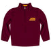 Central Michigan Chippewas Vive La Fete Game Day Solid Maroon Quarter Zip Pullover Sleeves