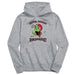 Central Missouri Mules Vive La Fete Dinorrific Grey Cotton Hoodie