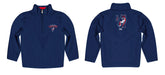 Columbus State Cougars Vive La Fete Game Day Solid Blue Quarter Zip Pullover Sleeves - Vive La Fête - Online Apparel Store
