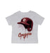 Charleston Cougars COC Original Dripping Baseball Helmet Grey Cotton T-Shirt  by Vive La Fete