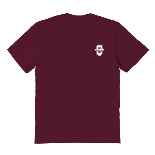 Charleston Cougars COC Vive La Fete Impressions Artwork Maroon Womens Cotton Tshirt