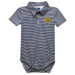 University of Central Oklahoma Bronchos Embroidered Navy Stripes Stripe Knit Polo Onesie
