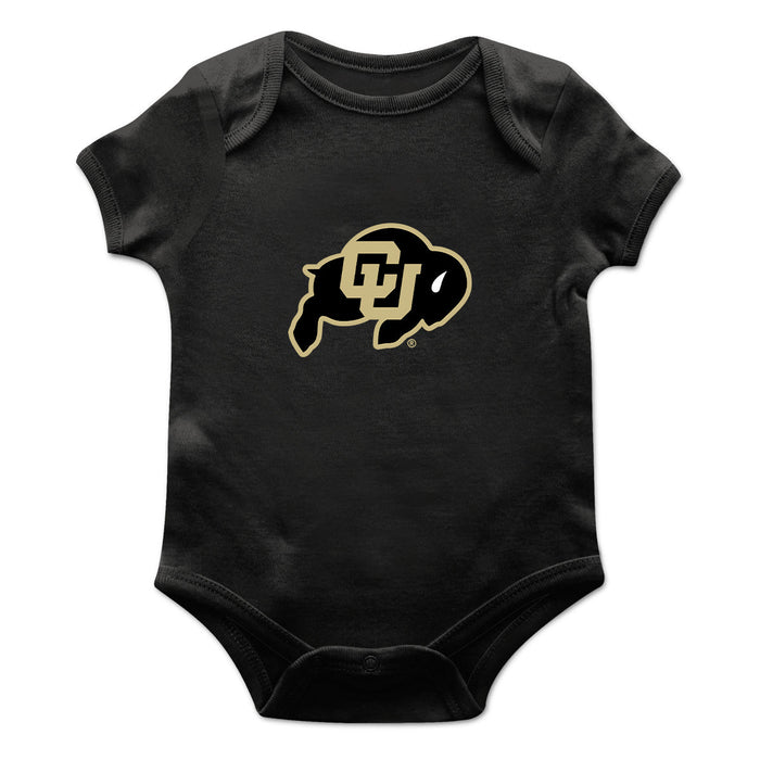Colorado Buffaloes CU Cotton Short Sleeve Bodysuit Black