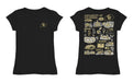 Colorado Buffaloes CU Hand Sketched Vive La Fete Impressions Artwork Black Girls Cotton Short Sleeve Tee - Vive La Fête - Online Apparel Store