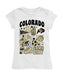 Colorado Buffaloes CU Girl´s Fitted Cotton T-shirt White