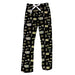 Colorado Buffaloes CU Repeat Print Hand Sketched Vive La Fete Impressions Artwork Womens Black Lounge Pants
