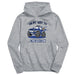 Creighton University Bluejays On My Way Monster Truck Heather Grey Cotton Youth Hoodie