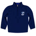 Creighton University Bluejays Vive La Fete Game Day Solid Blue Quarter Zip Pullover Sleeves