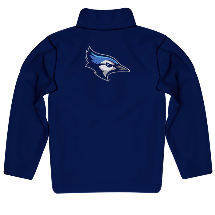 Creighton University Bluejays Vive La Fete Game Day Solid Blue Quarter Zip Pullover Sleeves - Vive La Fête - Online Apparel Store