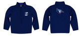 Creighton University Bluejays Vive La Fete Game Day Solid Blue Quarter Zip Pullover Sleeves - Vive La Fête - Online Apparel Store