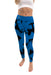 Cal State San Bernardino Coyotes CSUSB Vive La Fete Paint Brush Logo on Waist Women Blue Yoga Leggings
