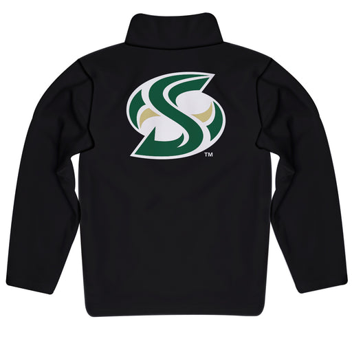 Sacramento State Hornets Vive La Fete Game Day Solid Black Quarter Zip Pullover Sleeves - Vive La Fête - Online Apparel Store