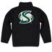 Sacramento State Hornets Vive La Fete Game Day Solid Black Quarter Zip Pullover Sleeves - Vive La Fête - Online Apparel Store