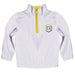 Cal State Los Angeles Golden Eagles Hand Sketched Vive La Fete Impressions Artwork  White Quarter Zip Pullover V1