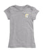 Cal State LA Golden Eagles  Hand Sketched Vive La Fete Impressions Artwork Grey Girls Cotton Short Sleeve Tee