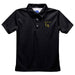 Cal State Los Angeles Golden Eagles Embroidered Black Short Sleeve Polo Box Shirt