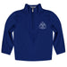 Colorado School of Mines Orediggers Vive La Fete Game Day Solid Blue Quarter Zip Pullover Sleeves