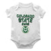 Colorado State Rams CSU Vive La Fete Infant Game Day White Short Sleeve Bodysuit
