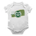 Colorado State Rams CSU Vive La Fete Infant Game Day White Short Sleeve Bodysuit